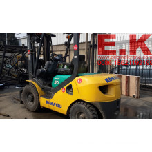 Japão Empilhador braço telescópico Komatsu 3 Ton Diesel Forklift Truck (FD30)